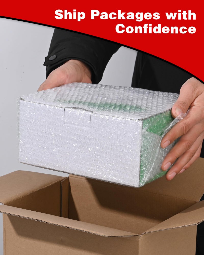 Pacific Mailer Bubble Cushioning Wrap Rolls, 3/16" x 12" x 36' ft Total, Perforated Every 12" for Packaging, Shipping, Mailing - Image 4